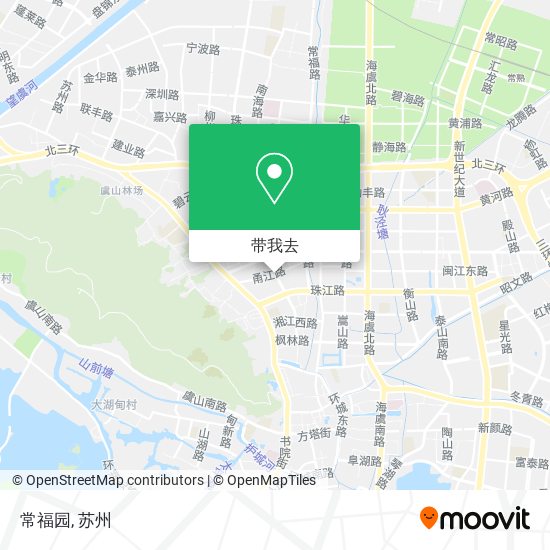 常福园地图