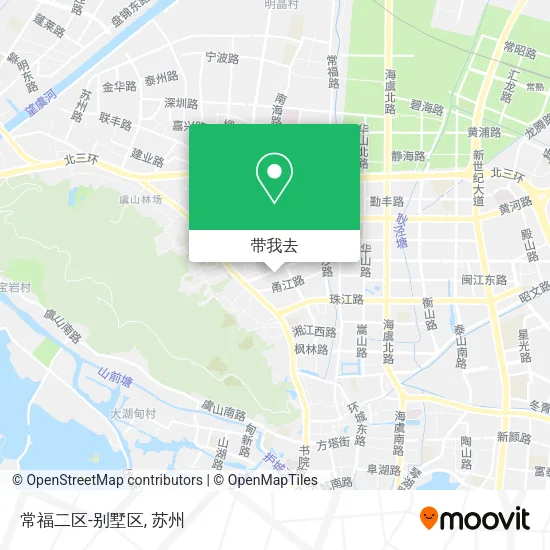 常福二区-别墅区地图