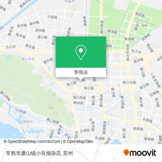 常熟市虞山镇小良烟杂店地图