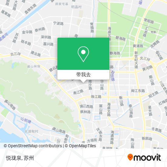 悦珑泉地图