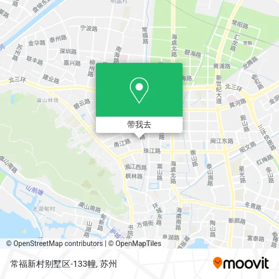 常福新村别墅区-133幢地图