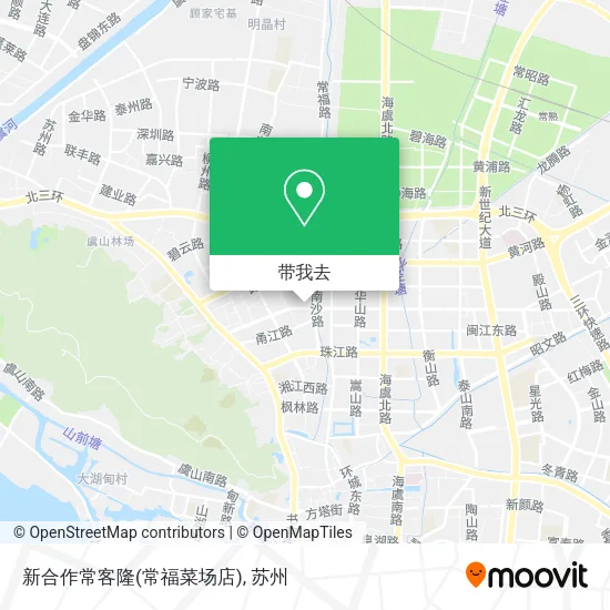 新合作常客隆(常福菜场店)地图