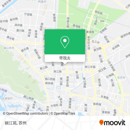丽江苑地图