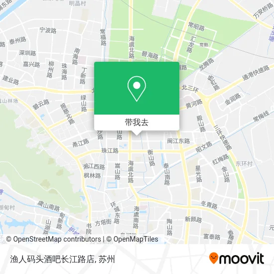 渔人码头酒吧长江路店地图
