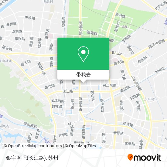 银宇网吧(长江路)地图