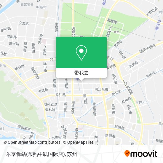 乐享驿站(常熟中凯国际店)地图