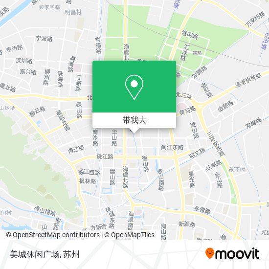 美城休闲广场地图