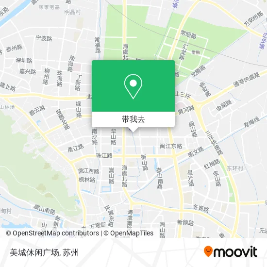 美城休闲广场地图