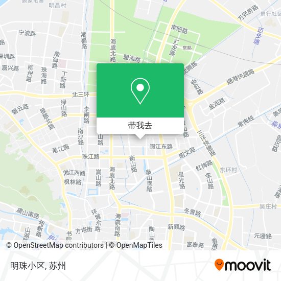 明珠小区地图
