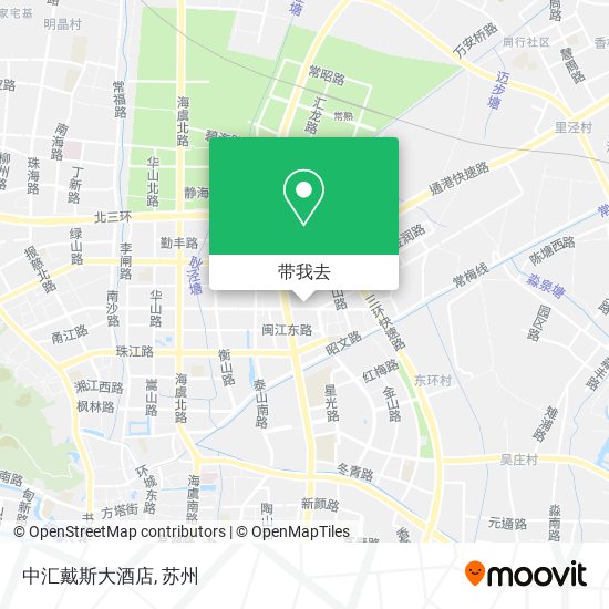 中汇戴斯大酒店地图