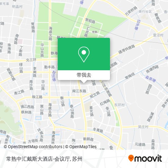 常熟中汇戴斯大酒店-会议厅地图