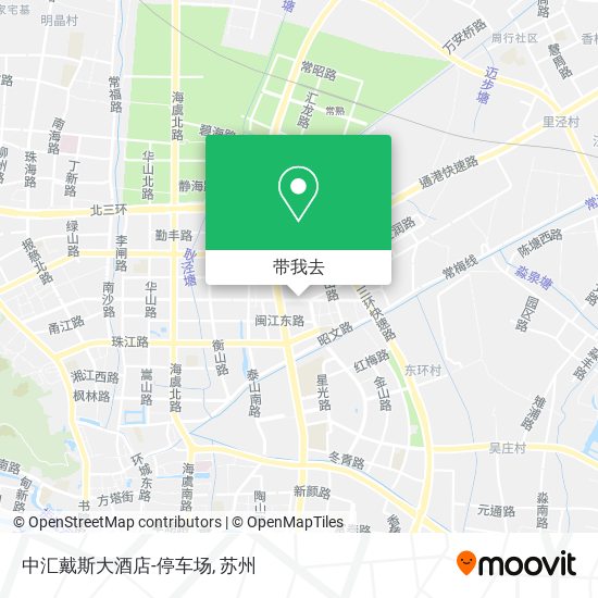 中汇戴斯大酒店-停车场地图