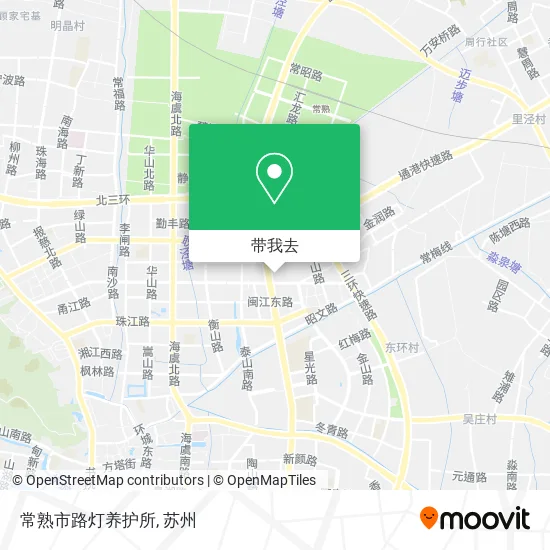 常熟市路灯养护所地图