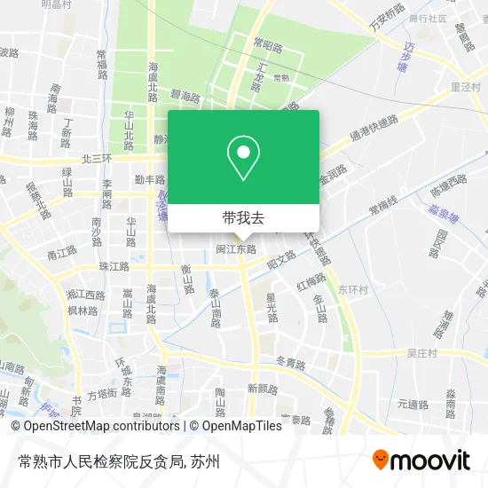 常熟市人民检察院反贪局地图