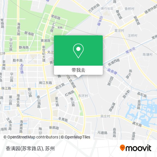 香满园(苏常路店)地图