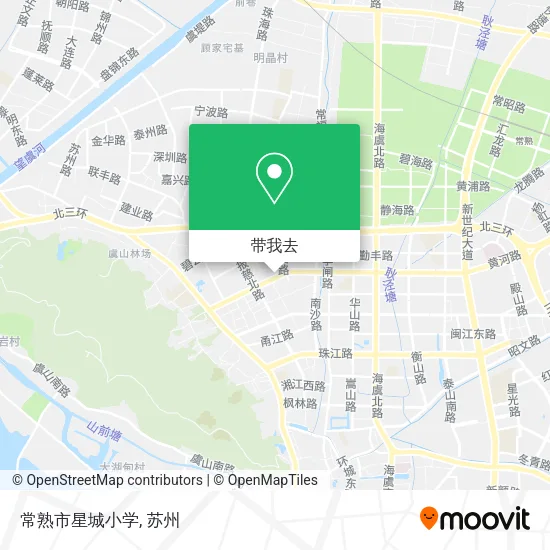 常熟市星城小学地图