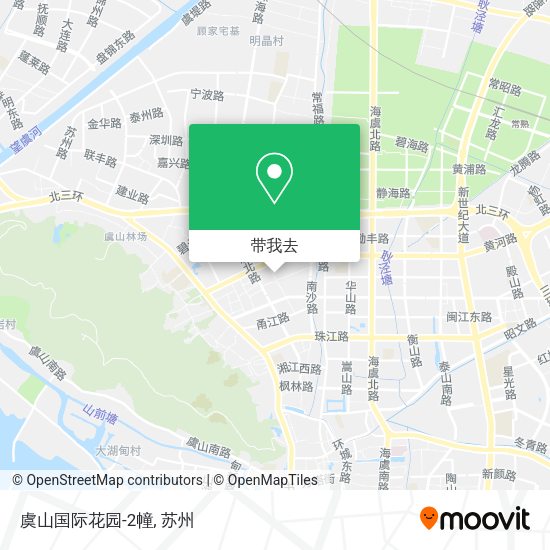 虞山国际花园-2幢地图