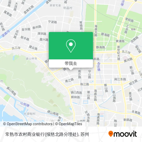 常熟市农村商业银行(报慈北路分理处)地图