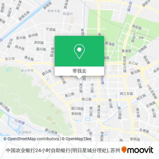 中国农业银行24小时自助银行(明日星城分理处)地图