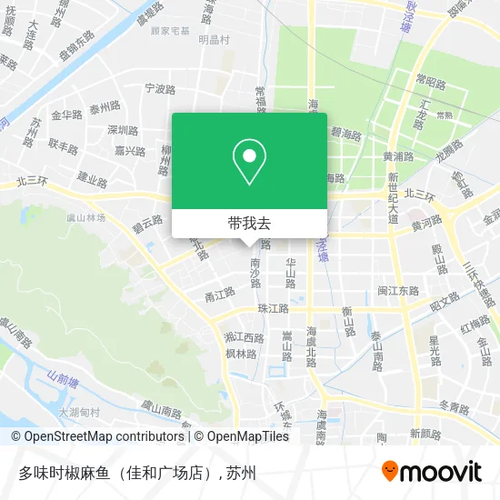 多味时椒麻鱼（佳和广场店）地图