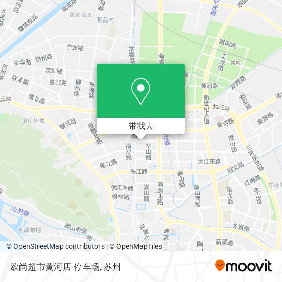 欧尚超市黄河店-停车场地图