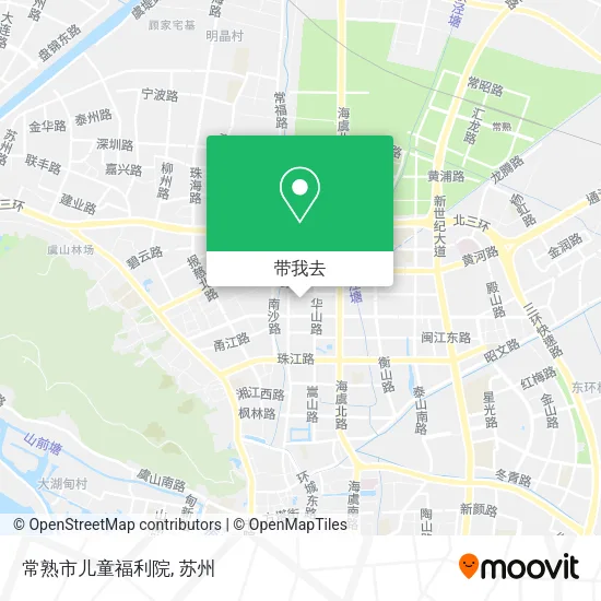 常熟市儿童福利院地图