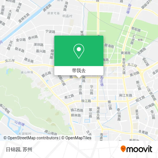 日锦园地图