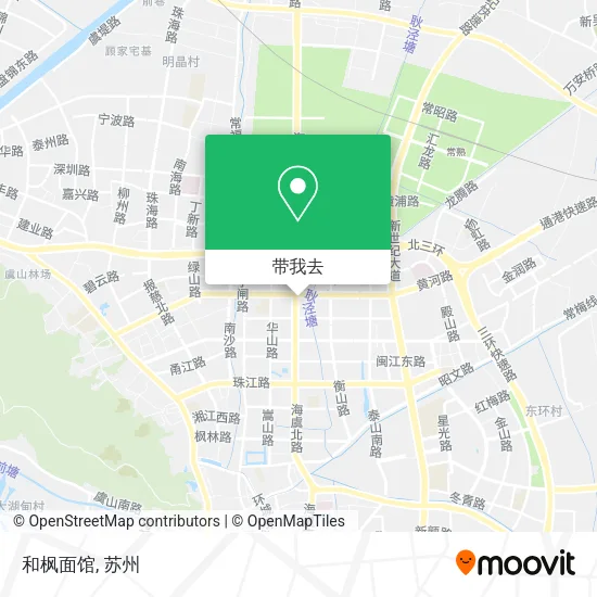 和枫面馆地图