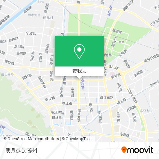 明月点心地图