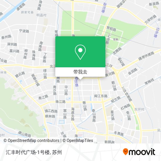 汇丰时代广场-1号楼地图