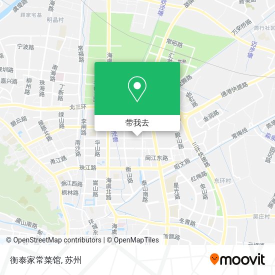 衡泰家常菜馆地图
