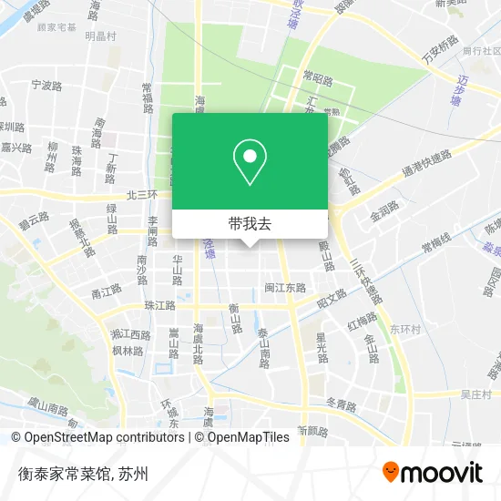 衡泰家常菜馆地图