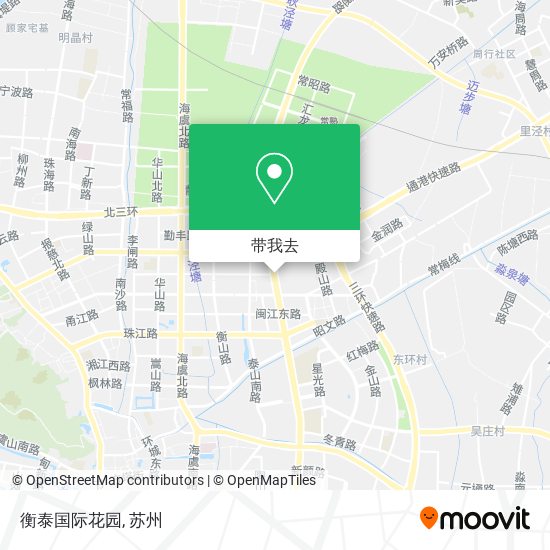 衡泰国际花园地图