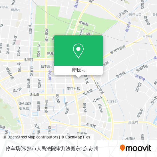 停车场(常熟市人民法院审判法庭东北)地图