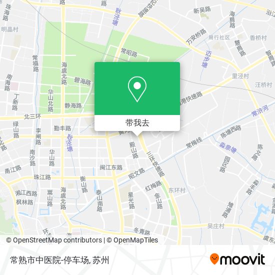 常熟市中医院-停车场地图