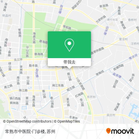 常熟市中医院-门诊楼地图