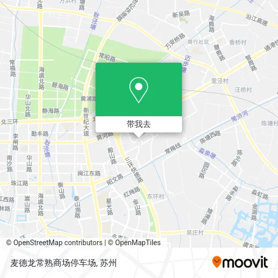 麦德龙常熟商场停车场地图