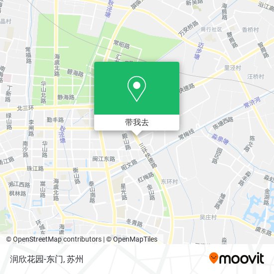 润欣花园-东门地图