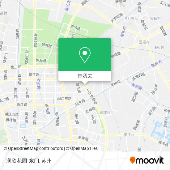 润欣花园-东门地图