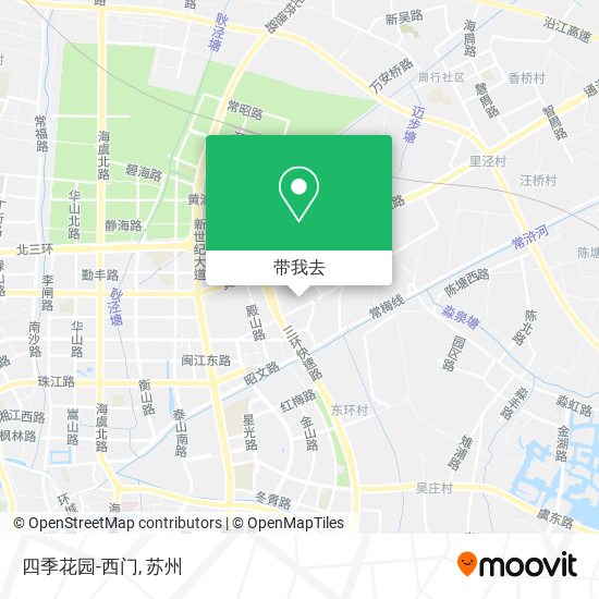 四季花园-西门地图