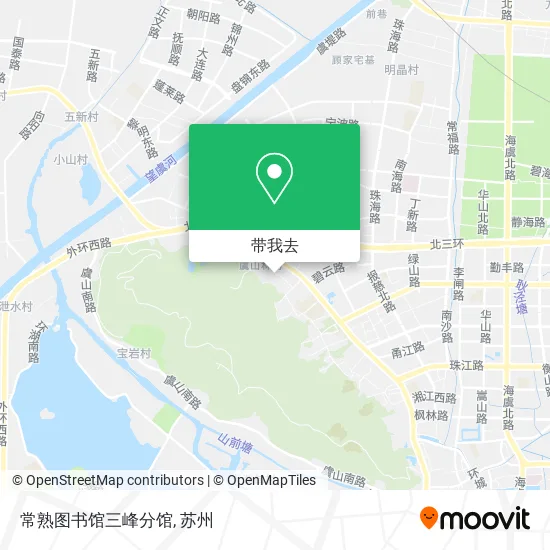 常熟图书馆三峰分馆地图