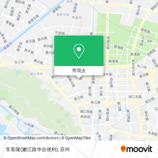 常客隆(嫩江路华合便利)地图