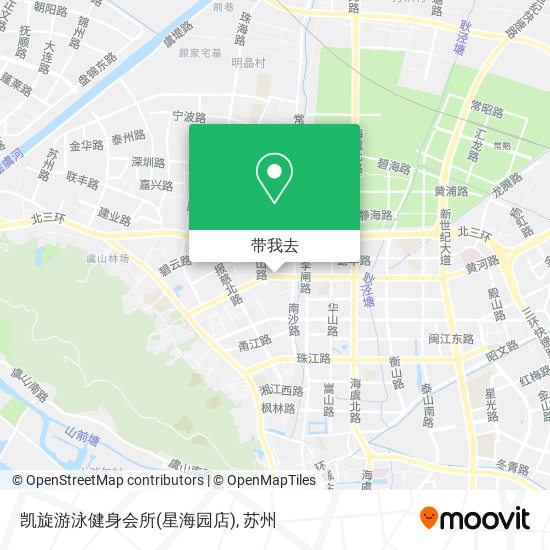 凯旋游泳健身会所(星海园店)地图