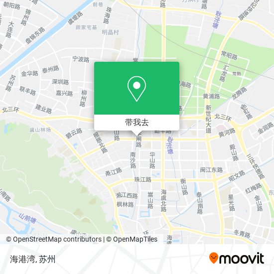 海港湾地图