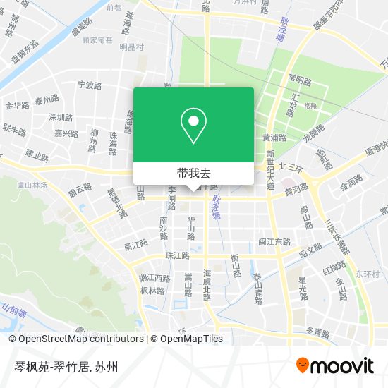 琴枫苑-翠竹居地图