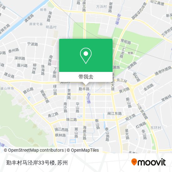 勤丰村马泾岸33号楼地图