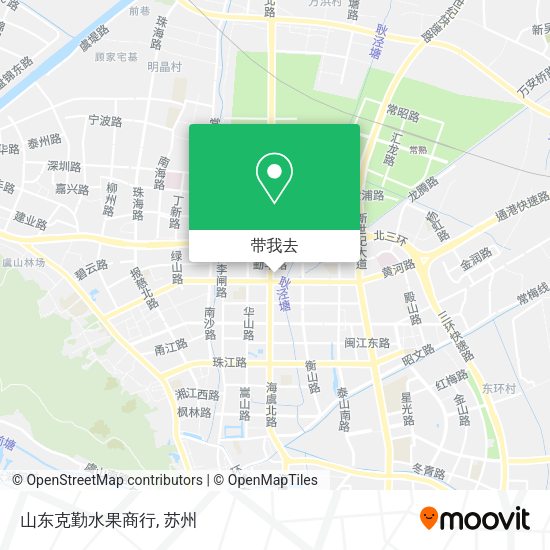 山东克勤水果商行地图
