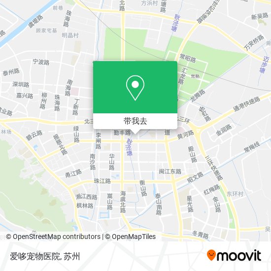 爱哆宠物医院地图