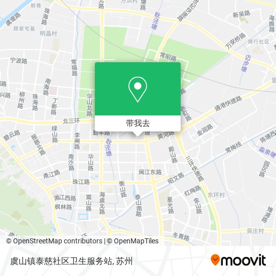 虞山镇泰慈社区卫生服务站地图