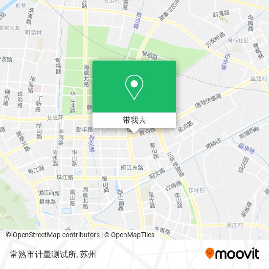常熟市计量测试所地图